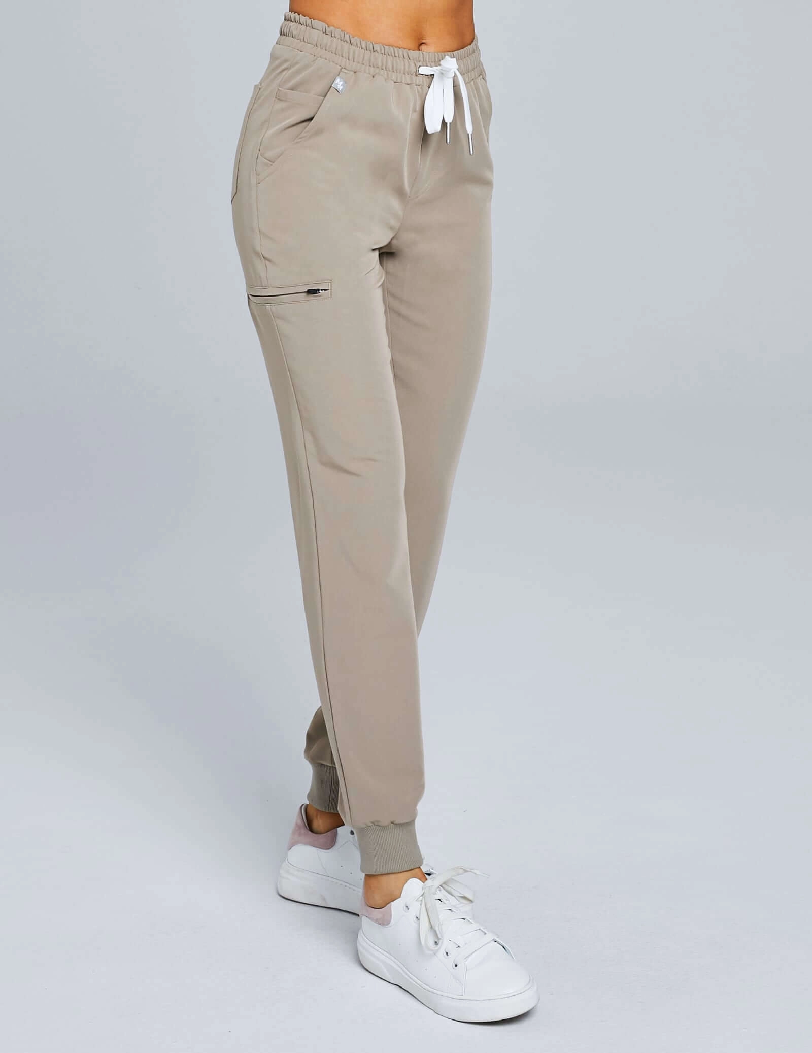 OUTLET Kalhoty Jogger - BEIGE